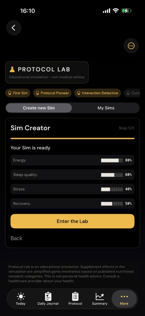 Onset lab import review screen